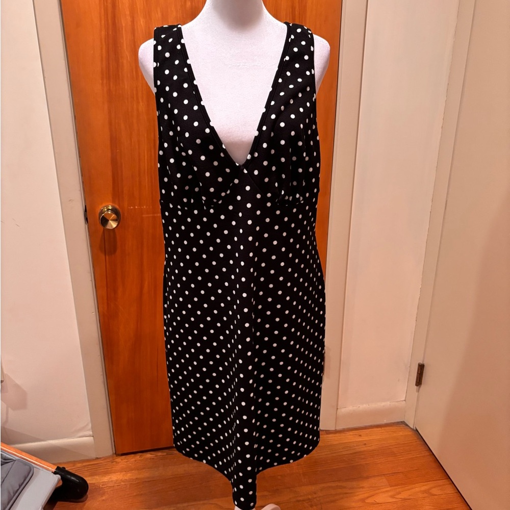 ⭐ 3 for $15 SHEIN Black and White Polka Dot Dress